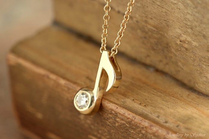 gioielli musicali regalo per pianisti