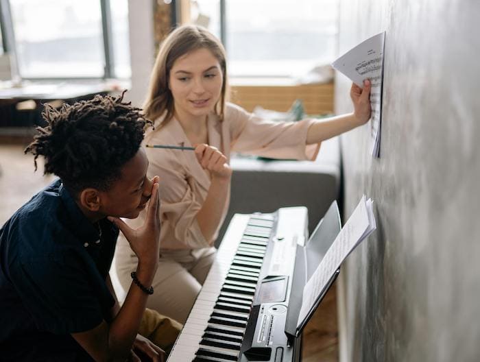 insegnante di pianoforte