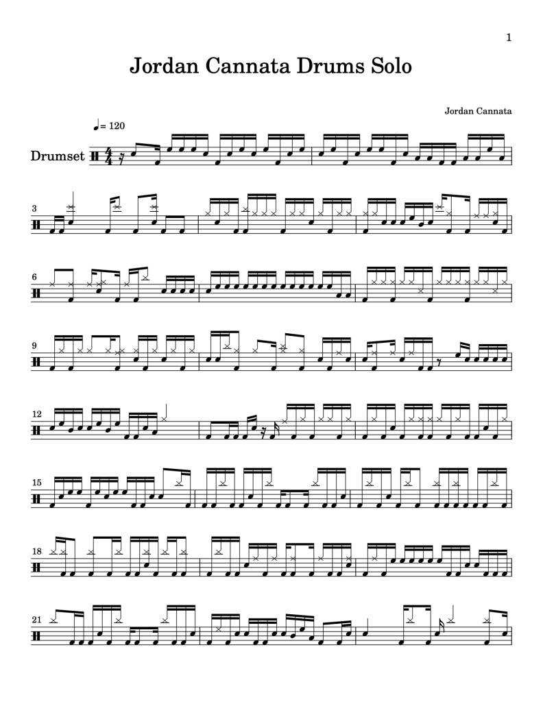 drumconvert jordan cannata drums solo