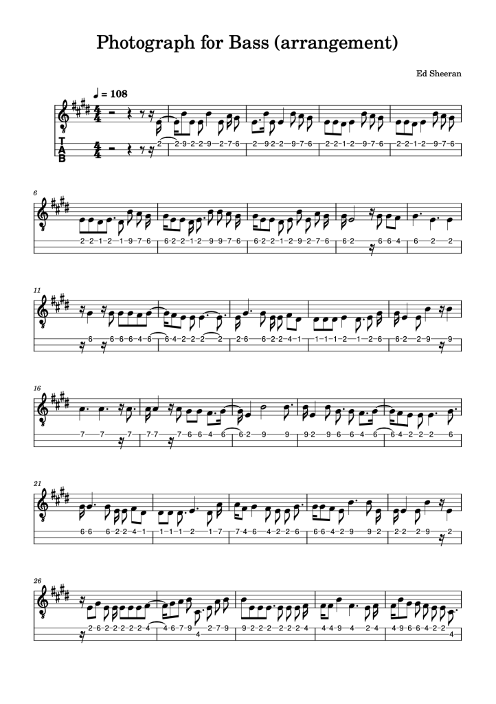 bass arrangement demo bassconvert