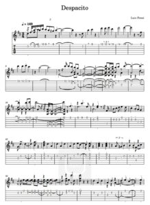 Despacito tablatura violao