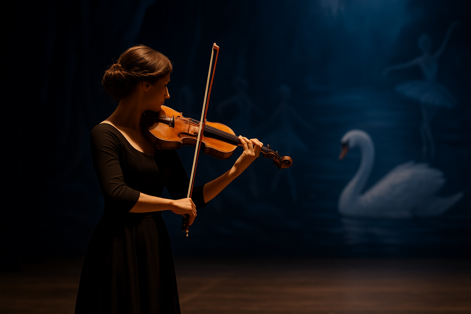 Pyotr Ilyich Tchaikovsky swan lake partition partitura violino apresentaçao
