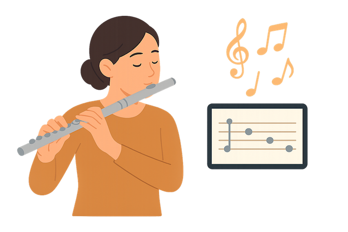 audio flute composition challenges