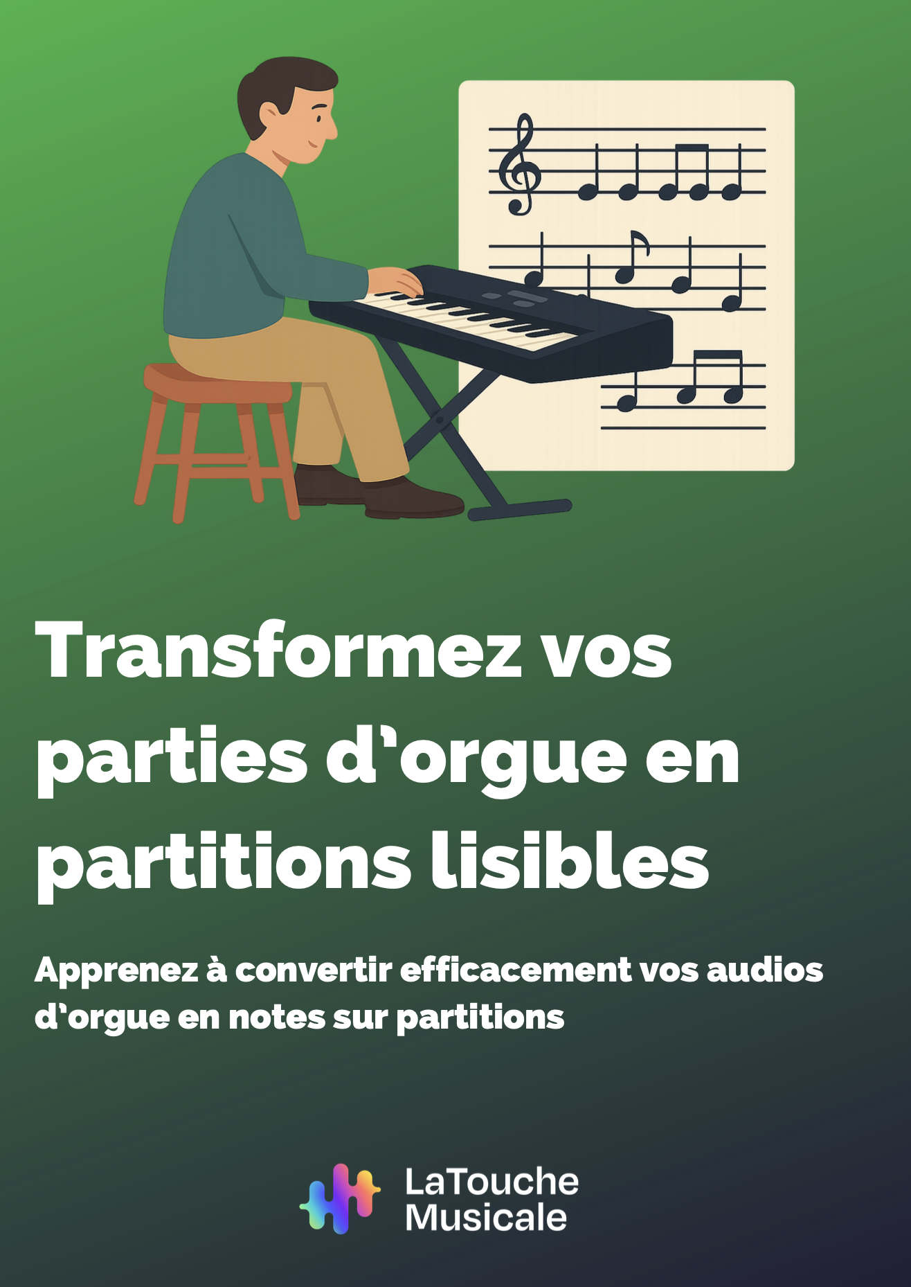 audio orgue vers partitions