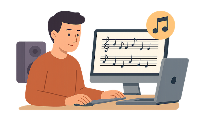 bandconvert multi instruments audio to sheet music transcription tool ai