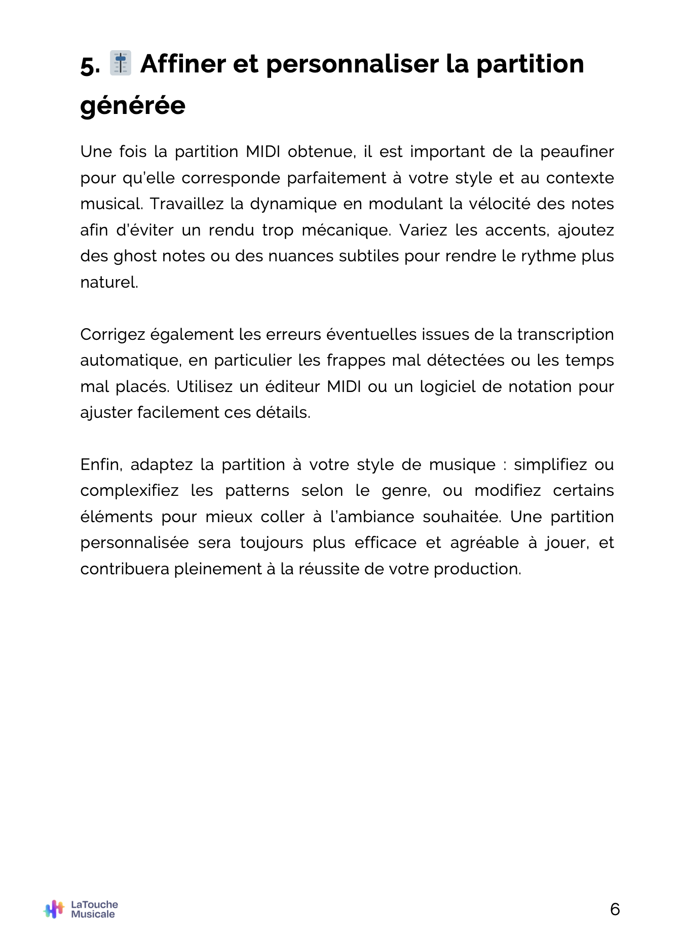 guide audio batterie vers midi 3