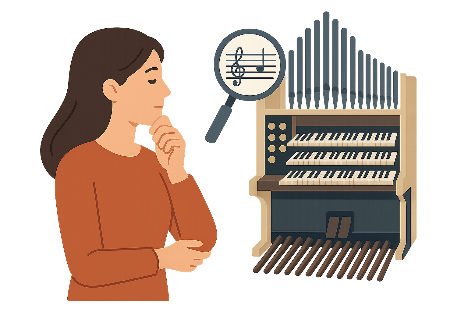 guide organ audio to sheet music advantage 1