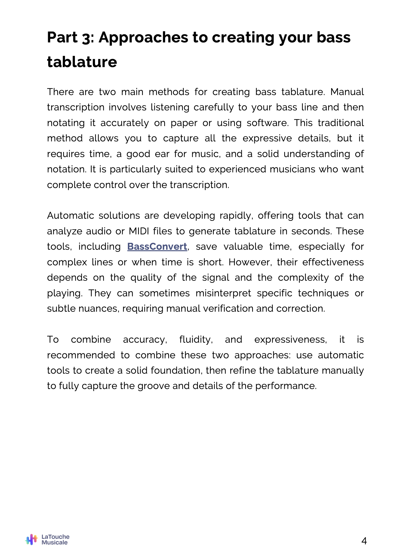 guide pdf audio bass to tabs 2