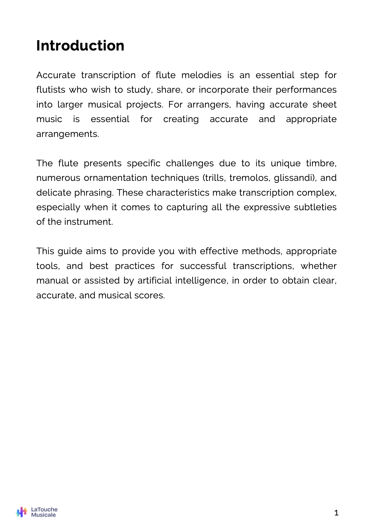 guide pdf audio flute to sheet music 1