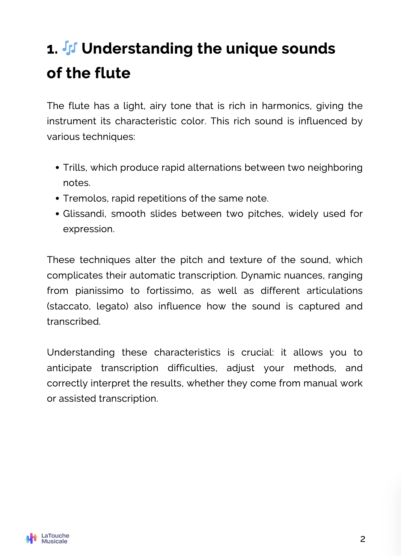 guide pdf audio flute to sheet music 2