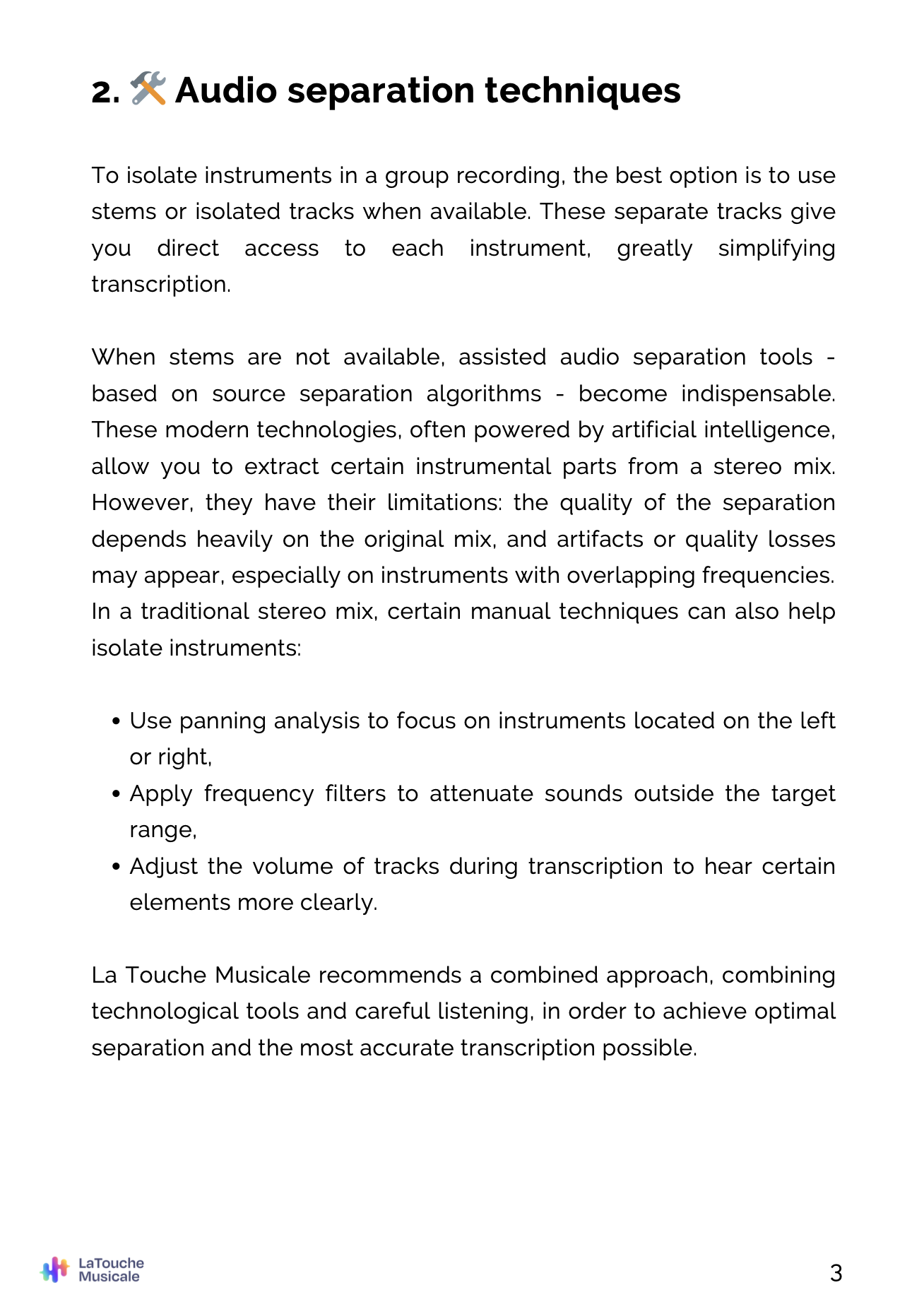 guide pdf audio multi instruments to sheet music 2