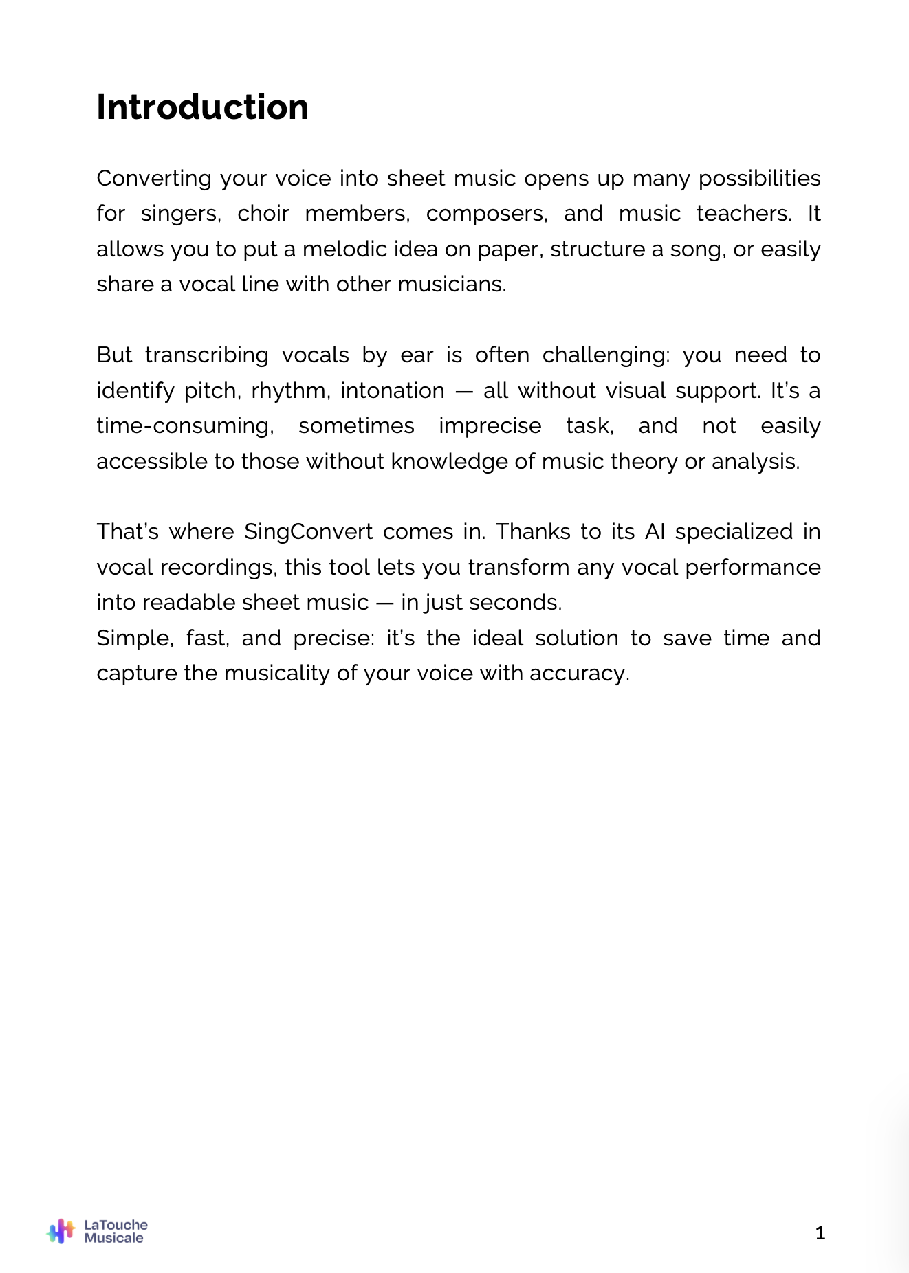 guide pdf vocal audio singing to sheet music transcription extract 2