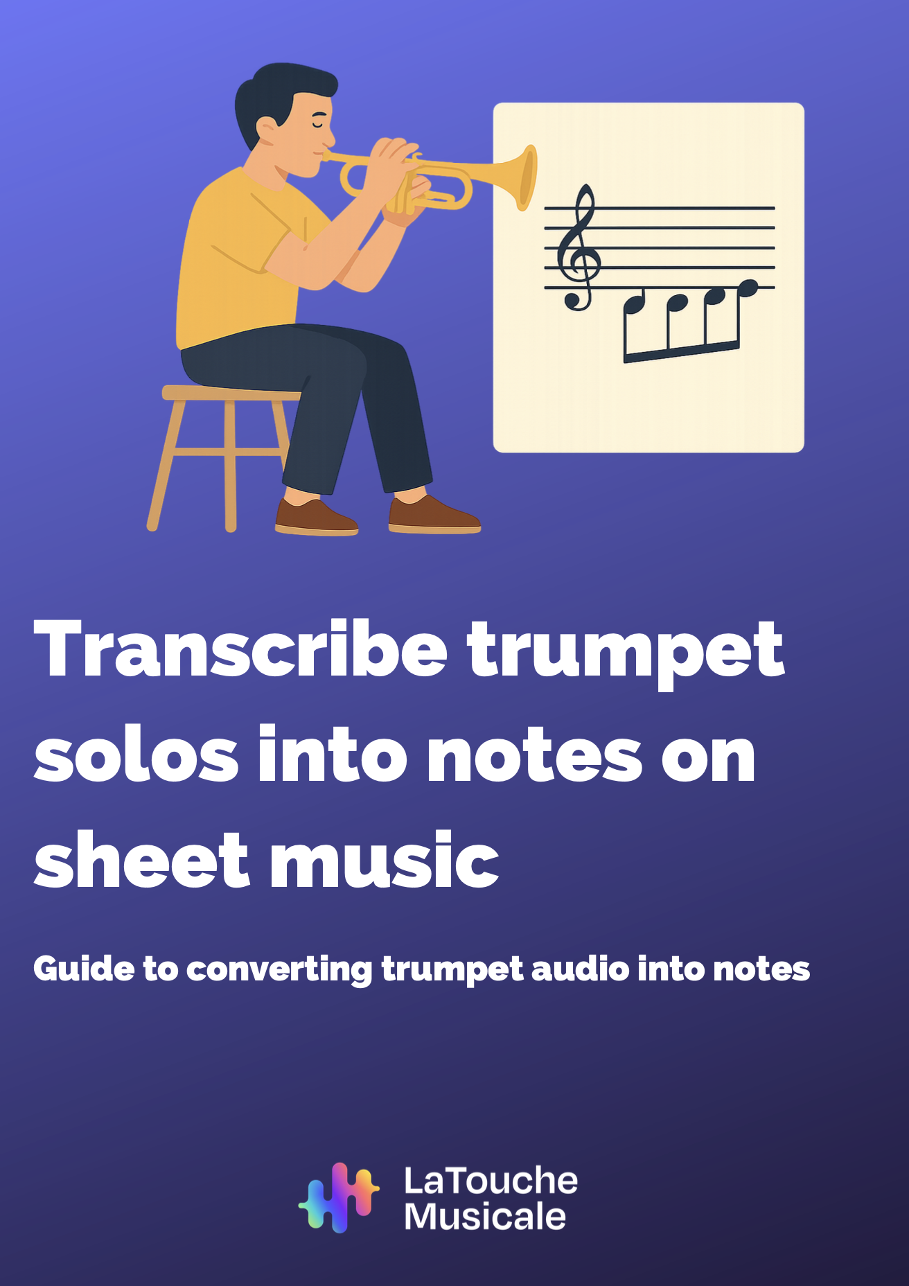 transcribe trumpet audios to sheet music