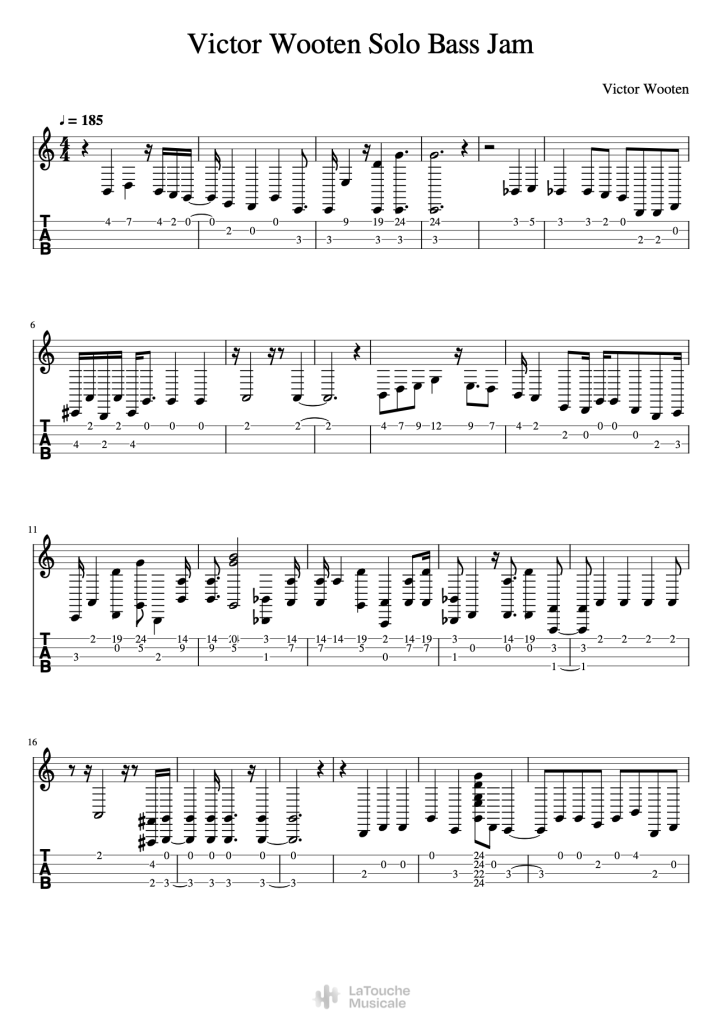 bassconvert victor wooten solo bass jam victor wooten
